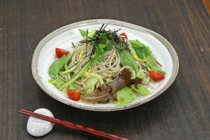 Buckwheat noodle salad