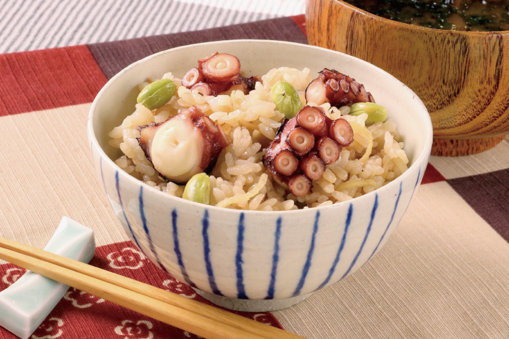 たこの炊き込みご飯