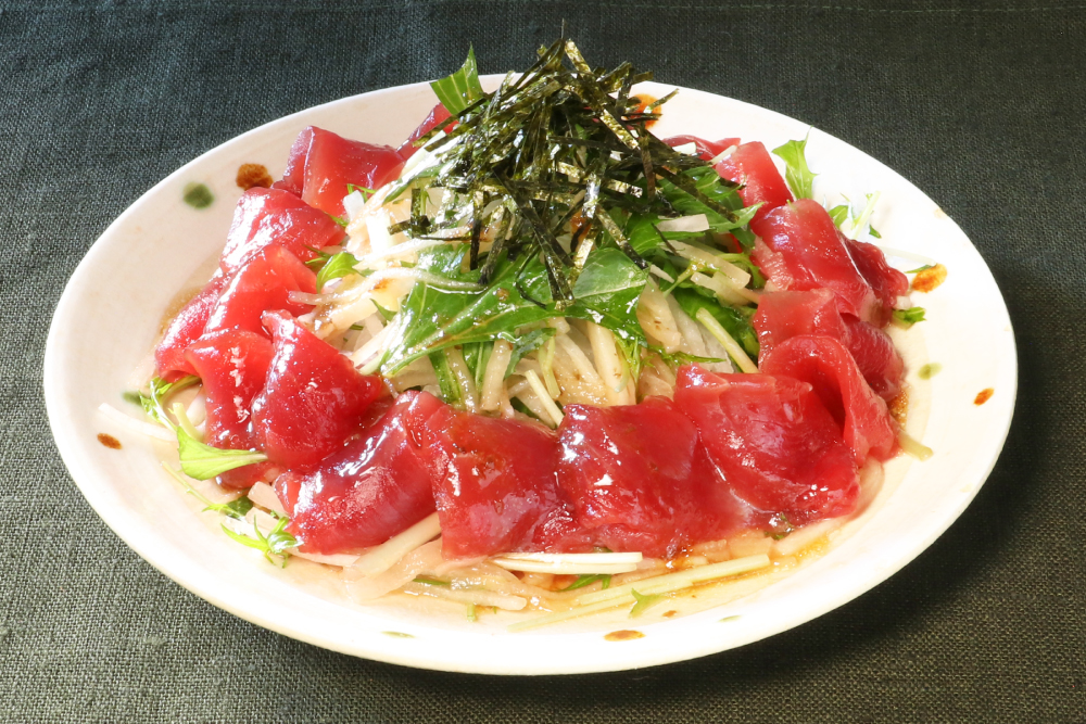 マグロのハリハリサラダ